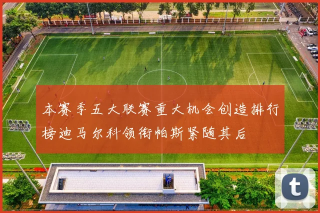 本赛季五大联赛重大机会创造排行榜迪马尔科领衔帕斯紧随其后