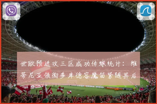 世欧预进攻三区成功传球统计：维蒂尼亚领衔多库德容魔笛紧随其后