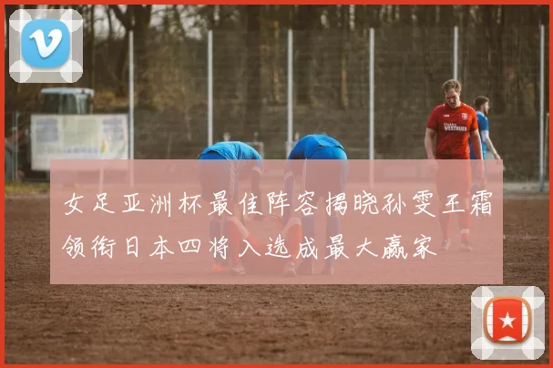 女足亚洲杯最佳阵容揭晓孙雯王霜领衔日本四将入选成最大赢家